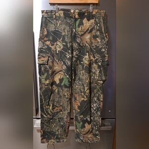 Vtg Outdoor Mossy Oak Break Up Camouflage Cargo Pants Camo Sz M Hunting
